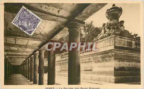 Cartes postales Nimes La Galerie des Bains Romains