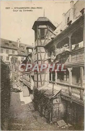 Cartes postales Strasbourg Bas Rhin Cour du Corbeau