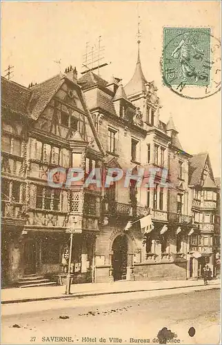 Cartes postales Saverne Hotel de Ville Bureau de Police