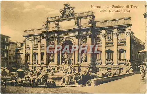 Cartes postales Roma La Fontana di Trevi