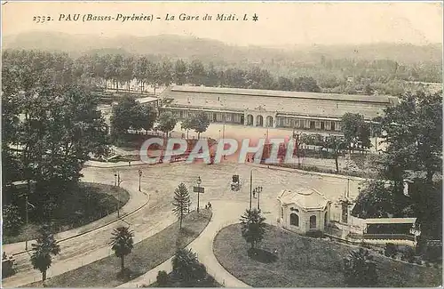 Ansichtskarte AK Pau Basses Pyrenees La Gare du Midi