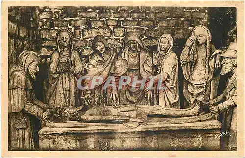 Cartes postales Carennac Lot Interieur de l'Eglise Monument Historique Mise au Tombeau