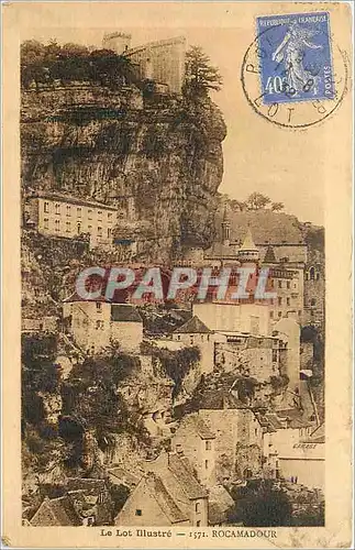 Cartes postales Le Lot Illustre Rocamadour