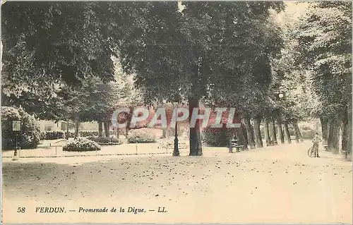 Cartes postales Verdun Promenade de la Dique