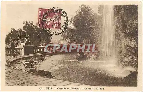 Cartes postales NICE Cascade du Ch�teau