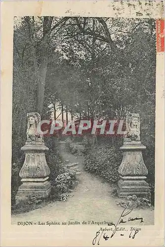 Cartes postales DIJON Les Sphinx au Jardin de l'Arquebuse