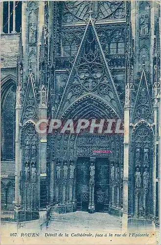 Cartes postales ROUEN Detail de la Cathedrale