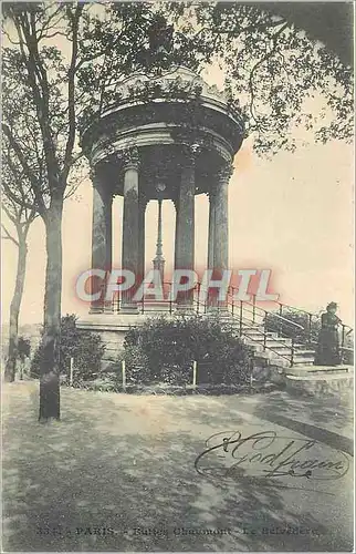 Cartes postales PARIS Le Belvedere