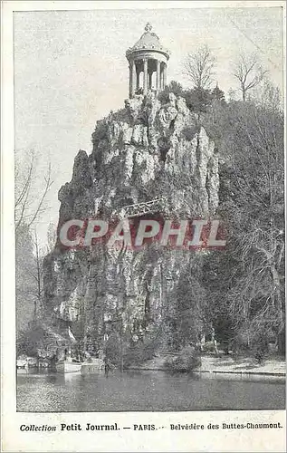 Ansichtskarte AK PARIS Le Belvedere des Buttes-Chaumont