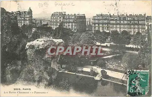 Cartes postales PARIS  Buttes-Chaumont Panorama