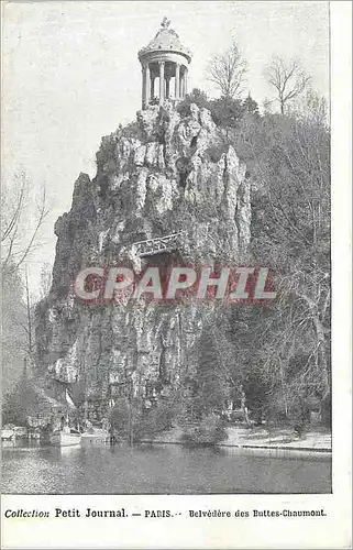 Ansichtskarte AK PARIS  Buttes-Chaumont Belvedere des Buttes Chaumont