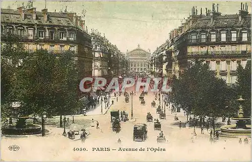 Cartes postales PARIS Avenue de l'Opera