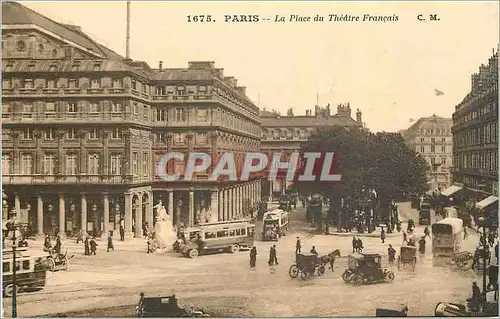 Ansichtskarte AK PARIS La Place du Theatre Fran�ais