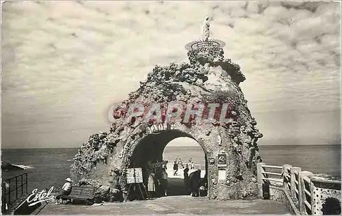 Moderne Karte BIARRITZ Le Rocher de la Vierge