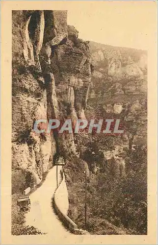 Cartes postales Gorges du Tarn - La route au cirque des BEAUMES