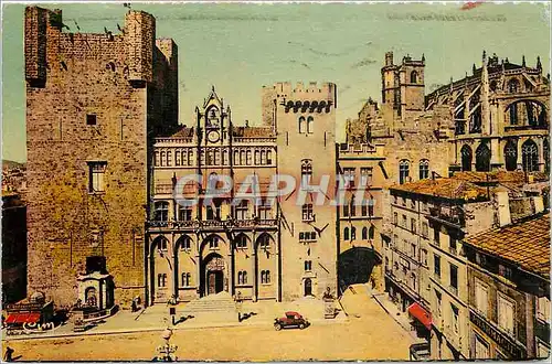 Ansichtskarte AK Hotel de Ville et Ancien Palais des Archeveques Avignon
