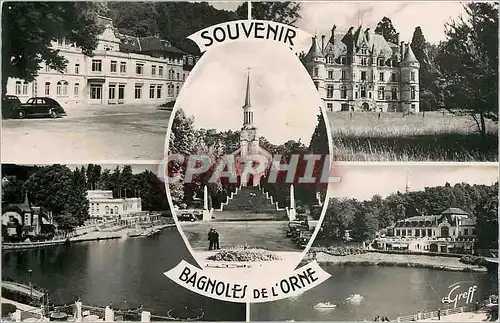 Cartes postales moderne SOUVENIR BAGNOLES DE L'ORNE