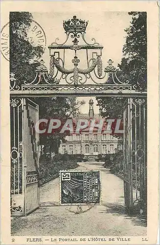 Cartes postales LE PORTAIL DE L'H�TEL DE VILLE