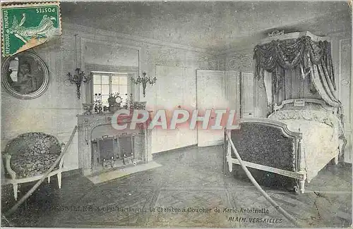 Cartes postales Le Petit Trianon La chambre a coucher de Marie Antoinette