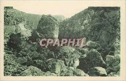 Cartes postales Gorge du Tarn Le pas de Soucy La Roque Sourde et la chaos de l'enfer