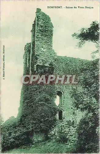 Cartes postales DOMFRONT Ruines du vieux donjon