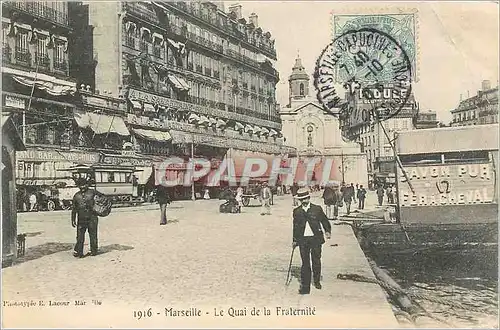 Cartes postales MARSEILLE Le Quai de la Fraternite