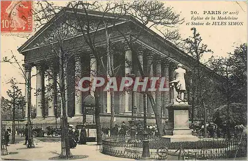 Cartes postales PARIS Eglise de la Madeleine