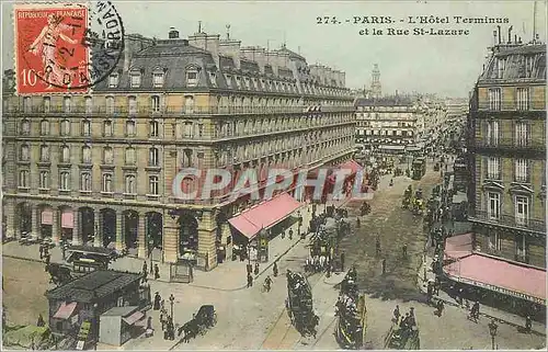 Cartes postales PARIS-L'Hotel Terminus