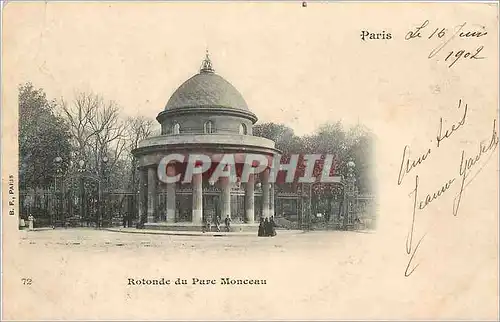 Cartes postales PARIS Le Parc Monceau - La Rotonde