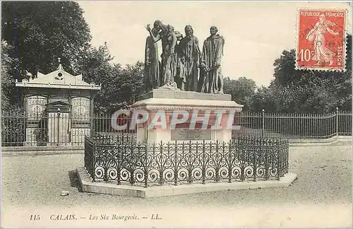 Cartes postales CALAIS Les Six Bourgeois