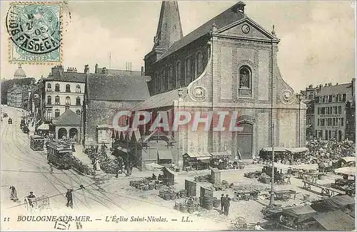 Cartes postales BOULOGNE-SUR-MER - L'Eglise Saint-Nicolas