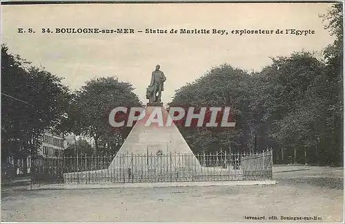 Ansichtskarte AK BOULOGNE-SUR-MER - Statue de Mariette Bey