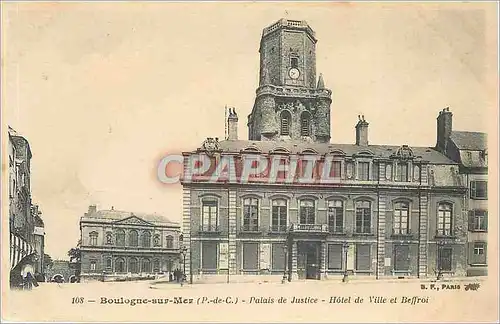 Cartes postales BOULOGNE-SUR-MER - Palais de Justice