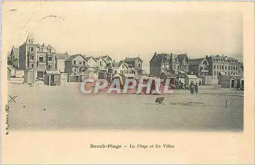Cartes postales Berk-Plage - La Plage et les Villas