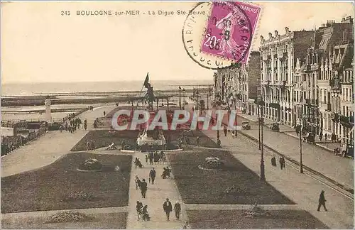 Cartes postales BOULOGNE-SUR-MER  - La Digue Ste-Beuve