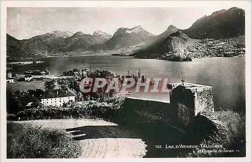 Cartes postales LAC D'ANNECY-TALLOIRES et Chapelle du Toron