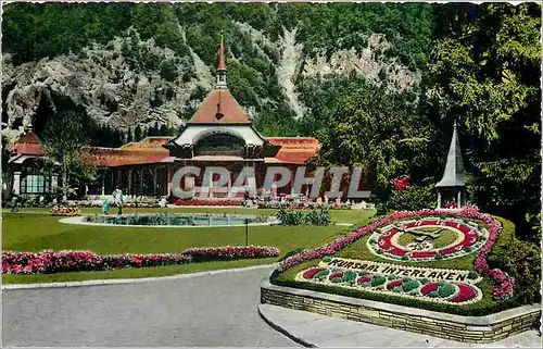 Cartes postales moderne Interlaken - Kursaal mit Blumenuhr