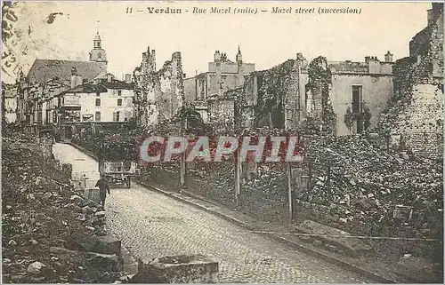 Cartes postales VERDUN La rue Mazel