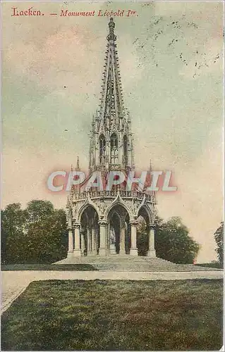 Cartes postales Laeken - Monument Leopold 1er