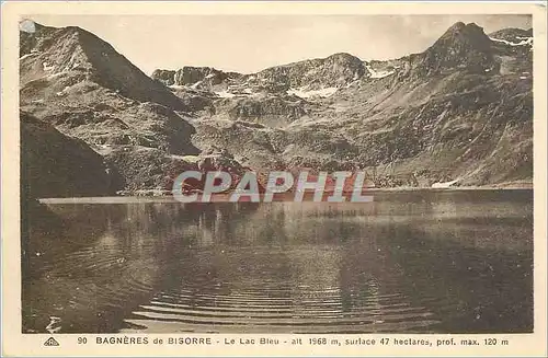 Ansichtskarte AK BAGNERES de BIGORRE Le lac bleu