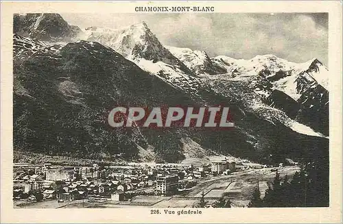 Cartes postales CHAMONIX - MONT-BLANC