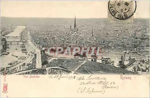 Cartes postales ROUEN Vue g�n�rale