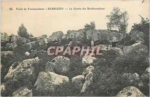 Cartes postales BARBIZON For�t de Fontainebleau