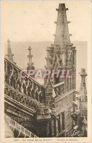 Cartes postales Le Mont-Saint-Michel Escalier de dentelle