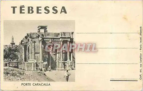 Cartes postales TEBESSA PORTE CARACAILA