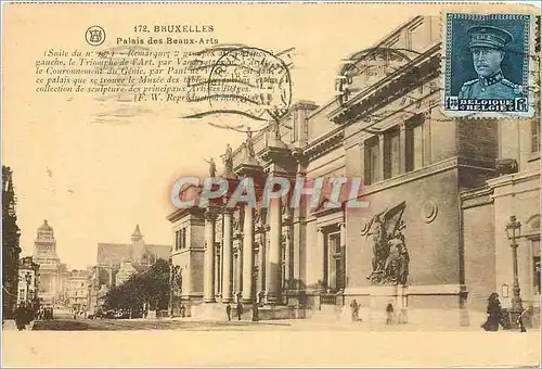 Cartes postales BRUXELLES Palais des Beaux-Arts