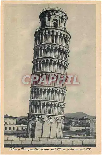 Cartes postales Pisa- Campanile incom