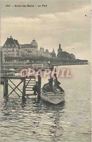 Cartes postales EVIAN-LES-BAINS  Le port