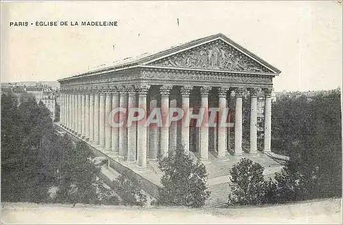 Cartes postales PARIS -EGLISE DE LA MADELEINE