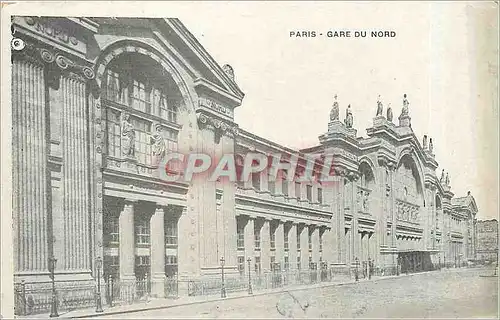 Cartes postales PARIS GARE DU NORD